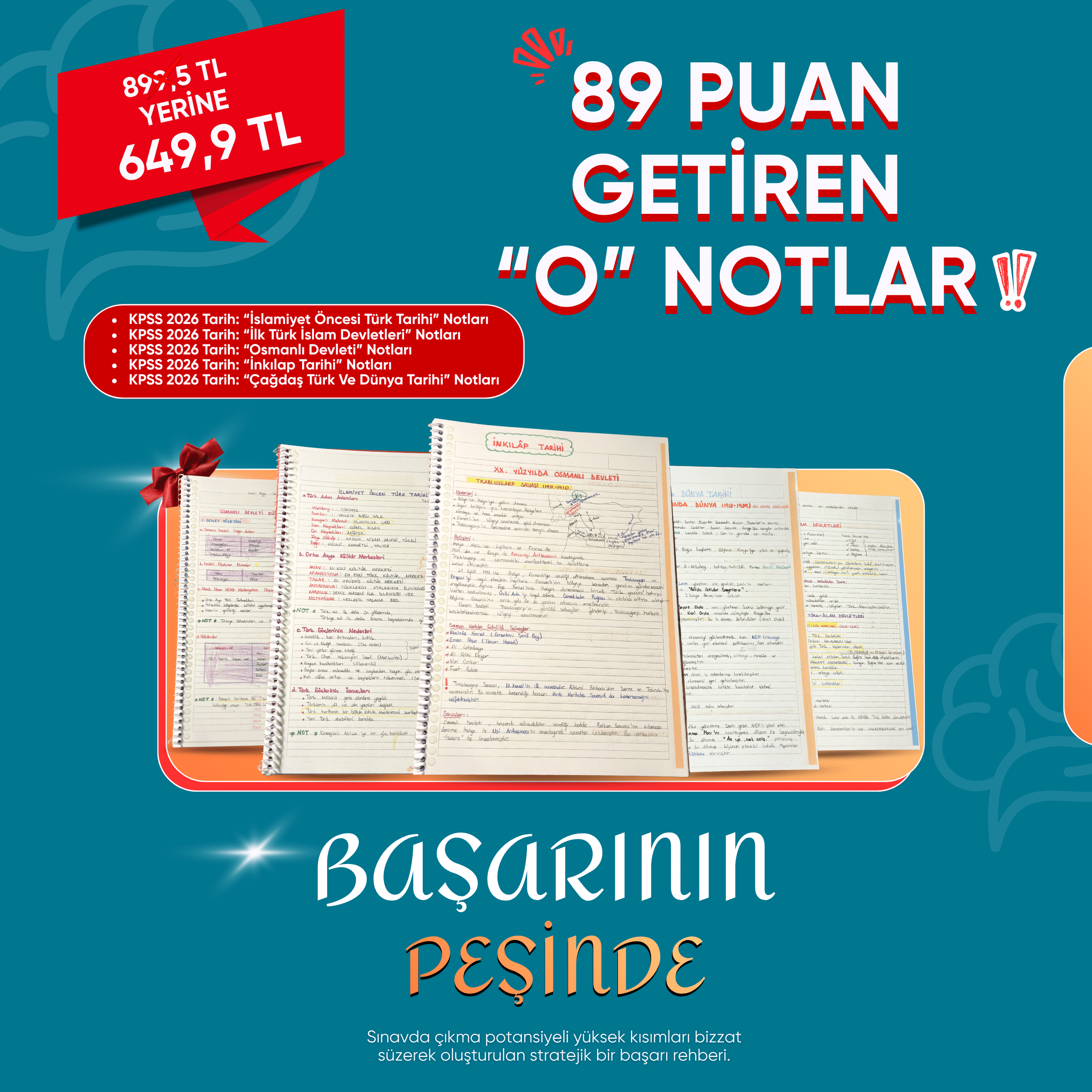 Tarih Master: 89 Puan Getiren Strateji Not Seti