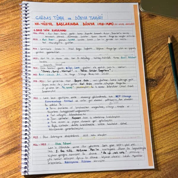 KPSS 2026 Tarih: “Çağdaş Türk Ve Dünya Tarihi” Notları